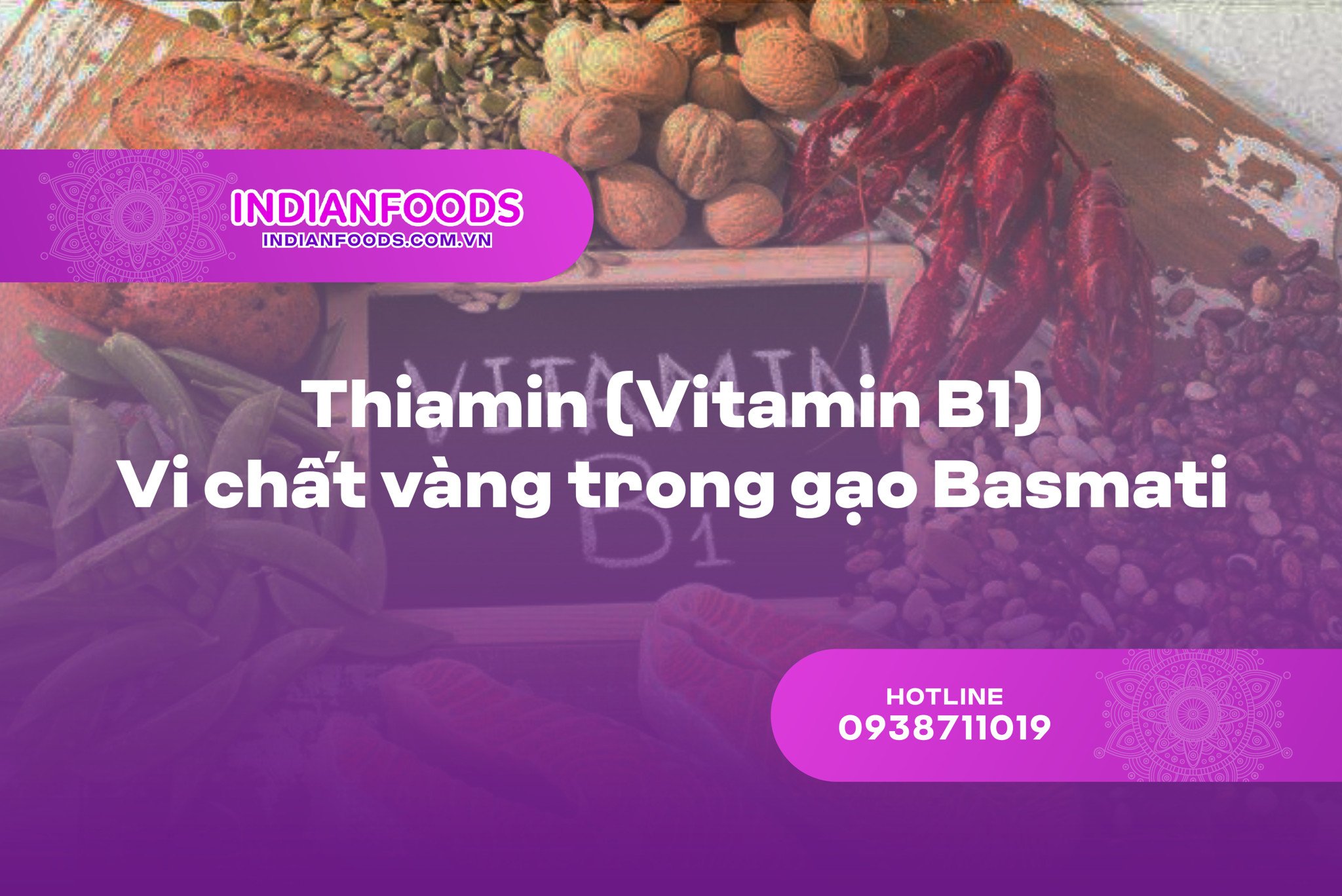 Thiamin (Vitamin B1) – Vi Chất Vàng Trong Gạo Basmati Cho Sức Khỏe Thần Kinh Và Chuyển Hóa