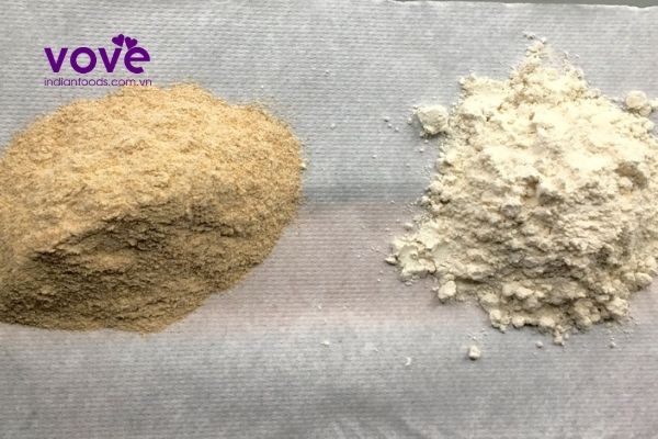 Sự khác nhau giữa bột mì nguyên cám (Atta) và bột mì thường (Maida)