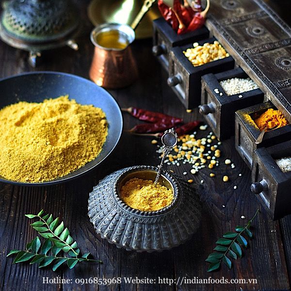 indianfoods_thuc_pham_an_do_mota_cach lam bot gia vi gunpowder masala 03