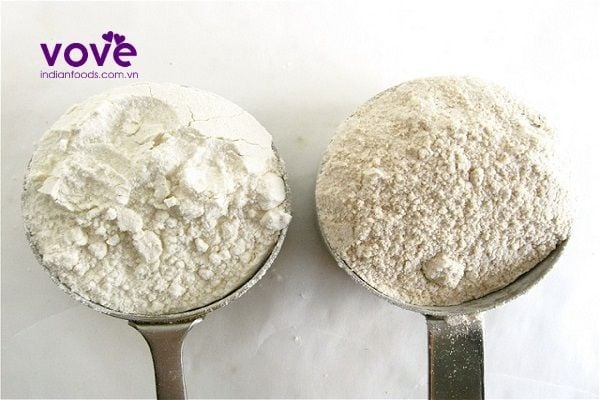 Sự khác nhau giữa bột mì nguyên cám và bột mì thường