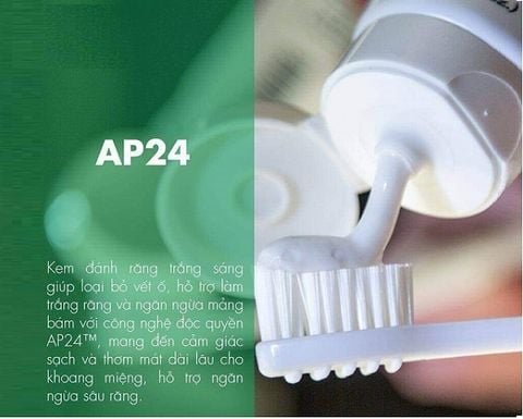 [Hỏi đáp] Phân biệt kem đánh răng Ap24 whitening flouride toothpaste thật và giả ?