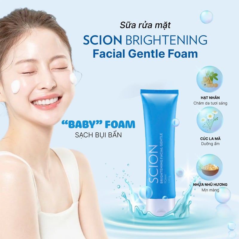Sữa-rửa-mặt-Scion-Brightening-Facial-Gentle-Foam-Nuskin