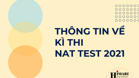Thông tin kỳ thi NAT-TEST 2021