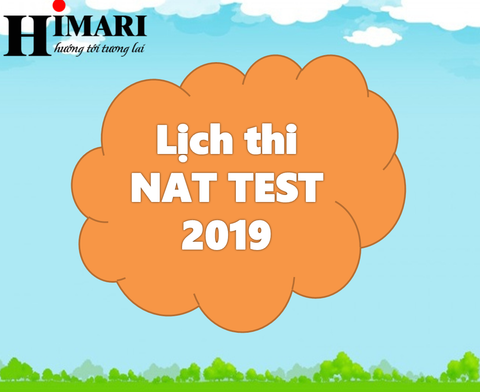 Lịch thi NAT TEST 2019