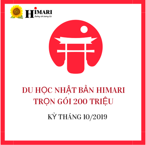 Du học Nhật Bản Himari trọn gói chỉ 200 triệu - nhập học kỳ tháng 10/2019