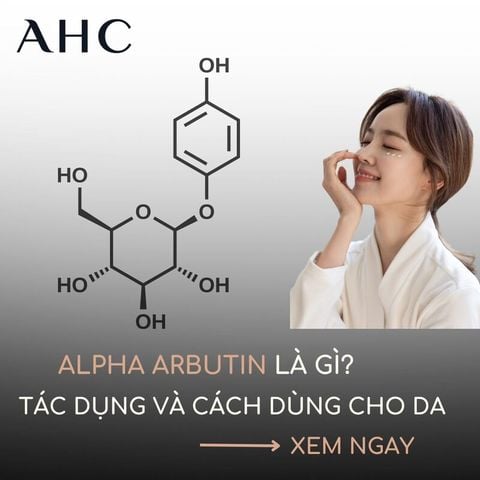 Alpha Arbutin là gì? Tác dụng và cách sử dụng Alpha Arbutin hiệu quả