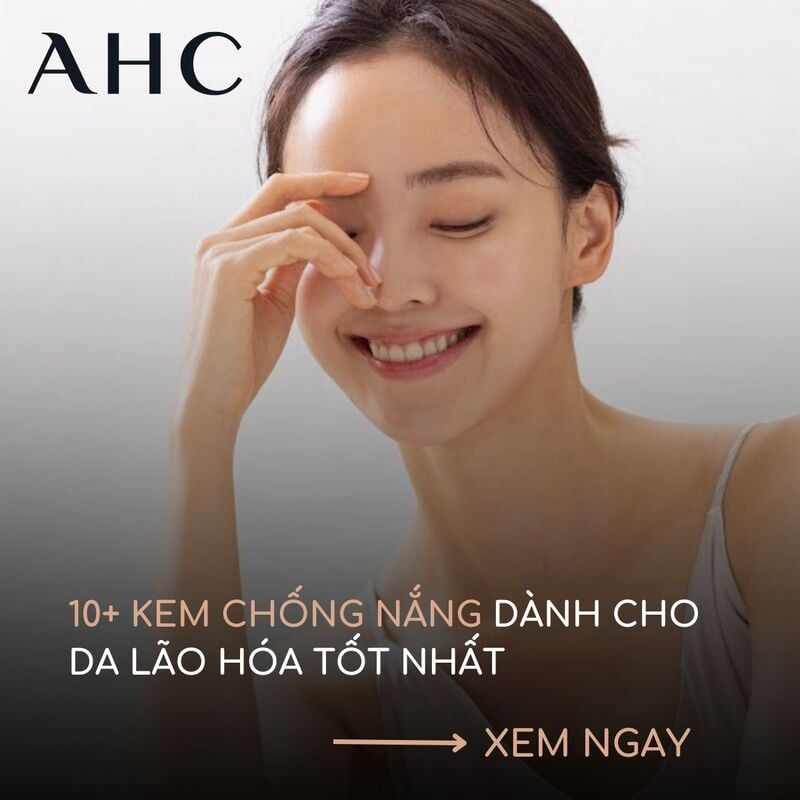 kem chống nắng cho da lão hóa