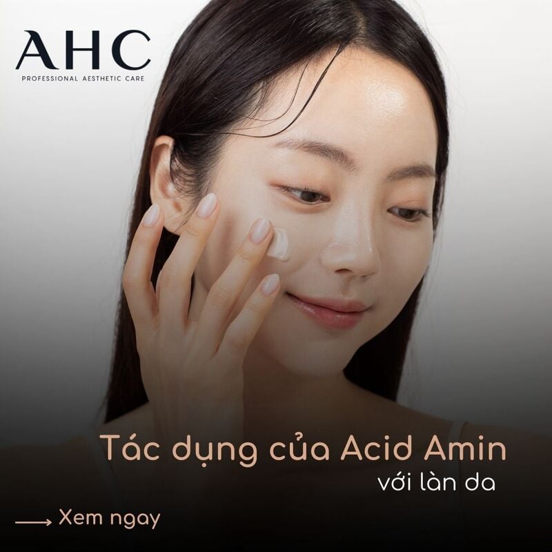 tác dụng của amino acid với da