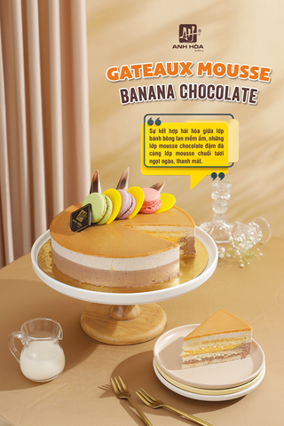 Gateaux Mousse Banana Chocolate  - Hương Vị Của Mùa Hè