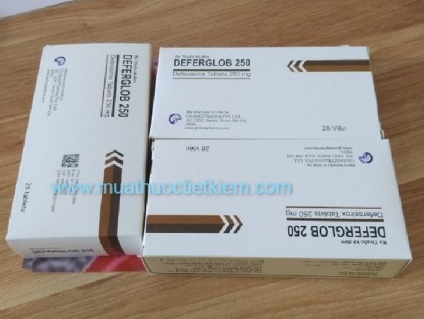Thuốc Deferglob-Deferasirox 250mg và 500mg mua ở đâu Hà nội và Hồ Chí Minh