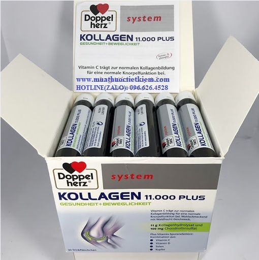 Collagen Thủy Phân Doppelherz Kollagen 11.000 Plus mua ở đâu Hà Nội, Hồ Chí Minh