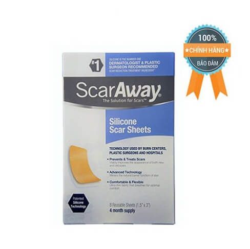 Miếng dán trị sẹo lồi ScarsAway Silicone Scar Sheets có tốt không