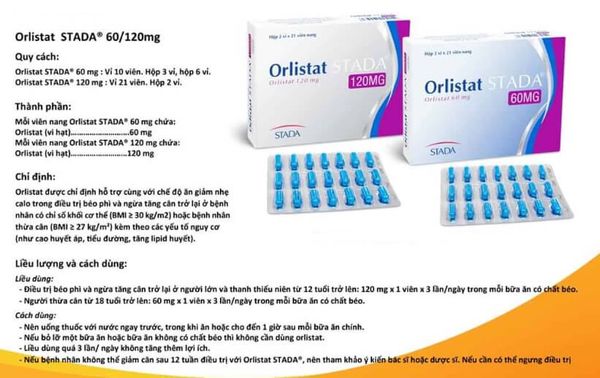 Mua thuốc ODISTAD 120 mg và ORLISTAT STADA 60mg ở đâu