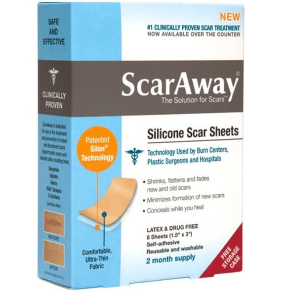 Miếng dán trị sẹo ScarsAway Silicone Scar Sheets 8 hoặc 12 miếng giá bao nhiêu