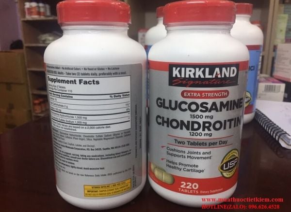 Thuốc bổ khớp kirkland glucosamine 1500mg & chondroitin 1200mg có tác dụng gì