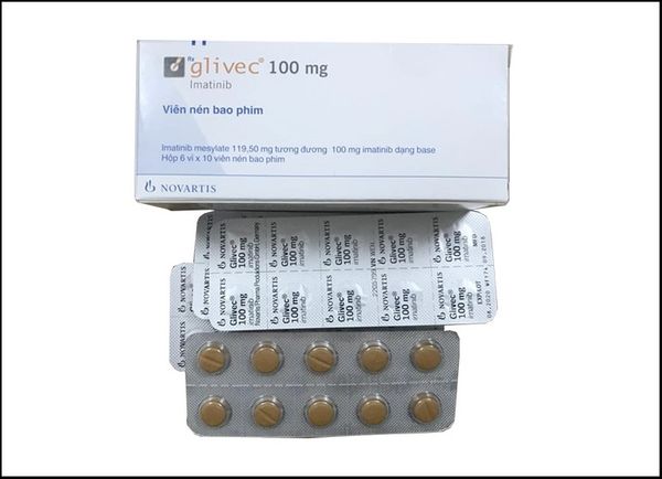 Thuốc Glivec 100mg được dùng để điều trị bệnh bạch cầu tủy mãn tính