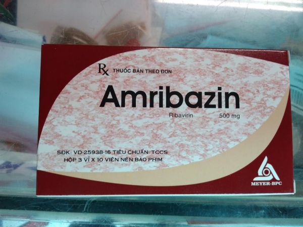 Thuốc Amribazin 500mg mua ở đâu, Ribavirin giá bao nhiêu