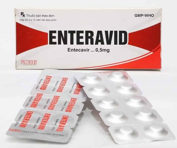 Thuốc ENTERAVID 0,5 mg (Entecavir) Viêm gan B