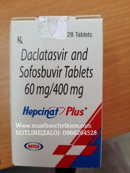Thuốc Hepcinat Plus (Daclatavir và Sofosbuvir) giá bao nhiêu Mua ở đâu