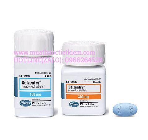 Thuốc Maraviroc-Selzentry 150mg300mg và AXENTRI 150mg giá bao nhiêu