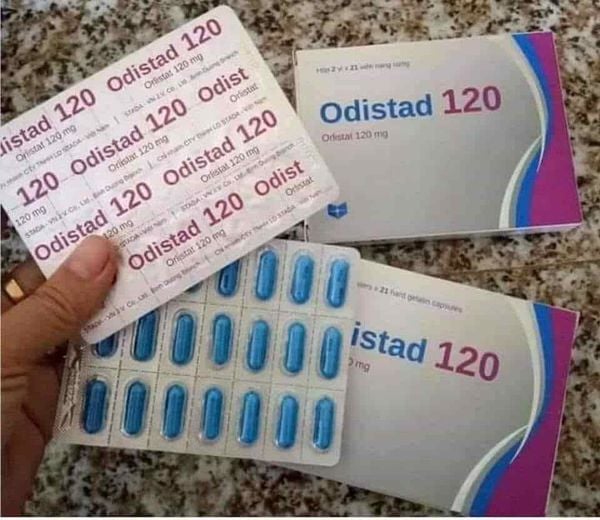 Thuốc ODISTAD 120mg và ORLISTAT STADA 60mg