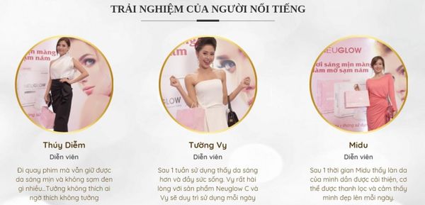 Thuốc trắng da NEUGLOW C có tốt khôngs