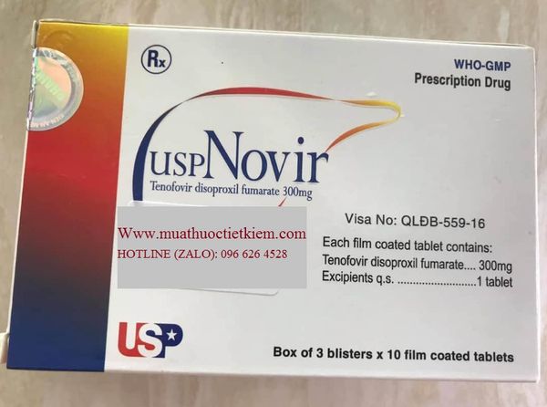 Thuốc USP NOVIR (Tenofovir) giá bao nhiêu Mua ở đâu chính hãng, giá rẻ