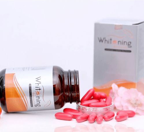 whitening melanin viên uống