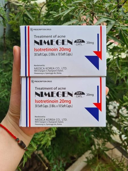 Thuốc trị mụn Hàn Quốc Nimegen 20mg