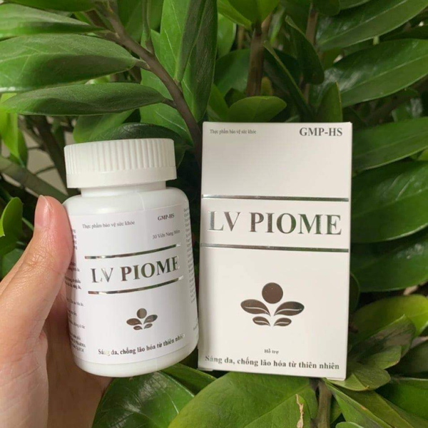 viên uống trắng sáng da LV Piome