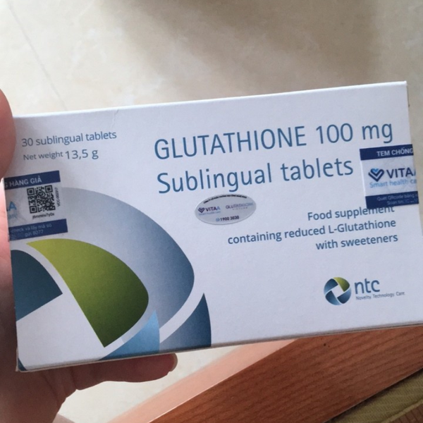 Viên ngậm Glutathione 100mg Sublingual tablets
