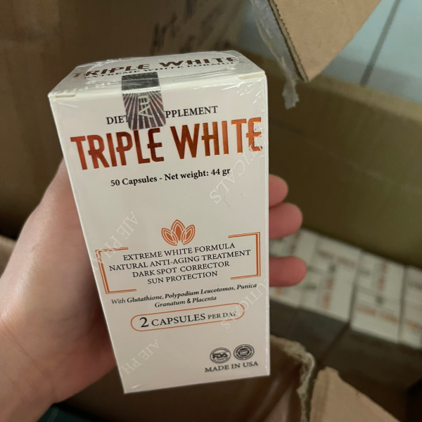 Viên uống chống nắng trắng da giảm nám Triple White
