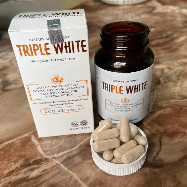 Viên uống chống nắng sáng da Triple White chính hãng Mỹ tốt nhất ...