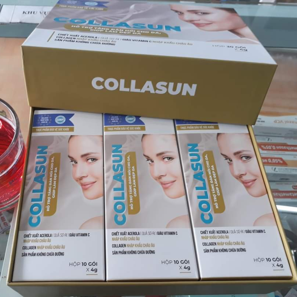 Collasun - Hỗ trợ tăng đàn hồi cho da, giúp làm đẹp da