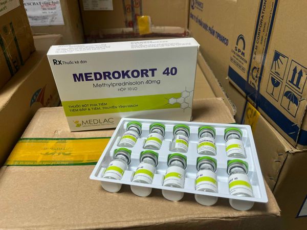 Thuốc Medrokort 40 với thành phần chính là Methylprednisolon