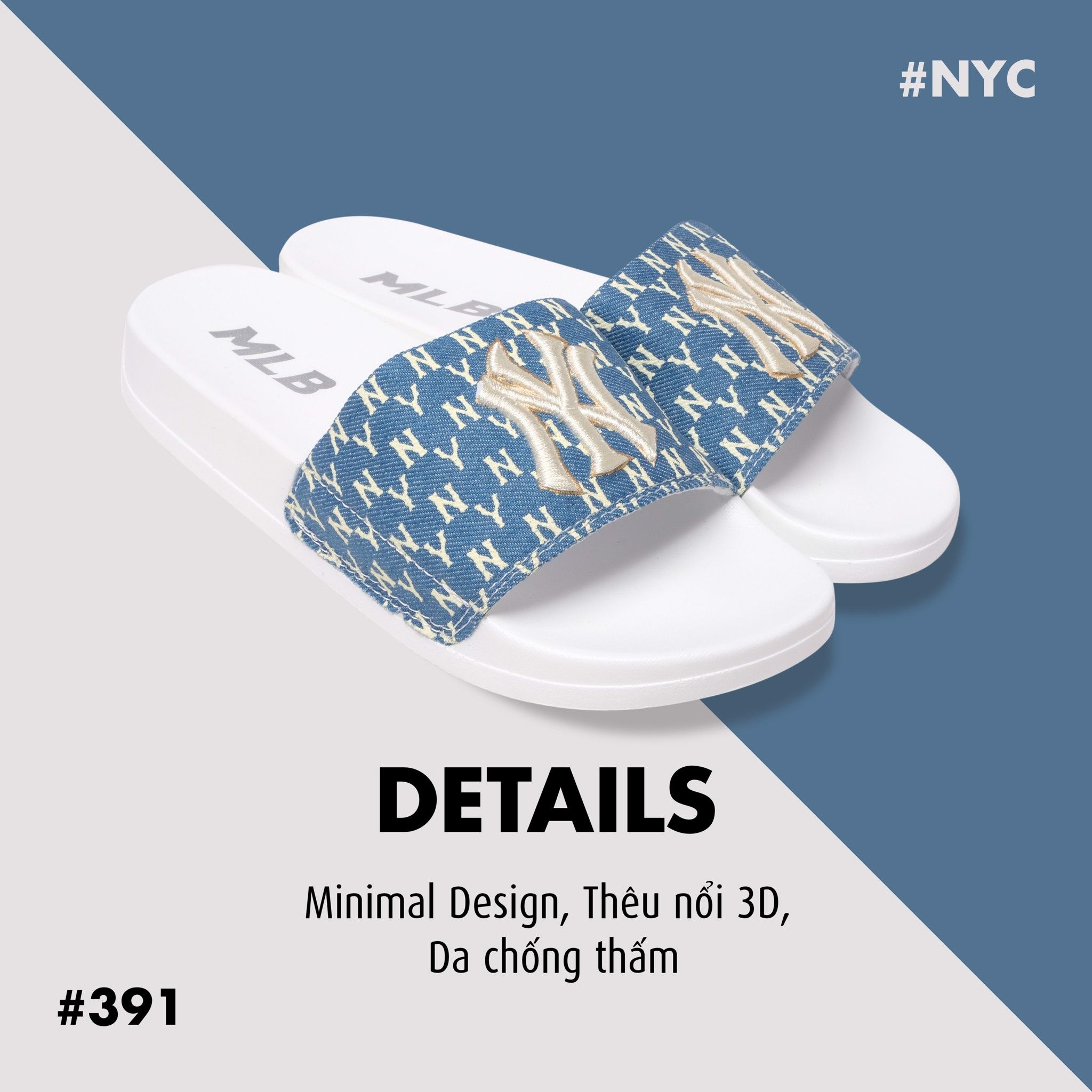 Mua Dép MLB New Mound New York Yankees Màu Xanh Navy Size 250  MLB  Mua  tại Vua Hàng Hiệu h026763