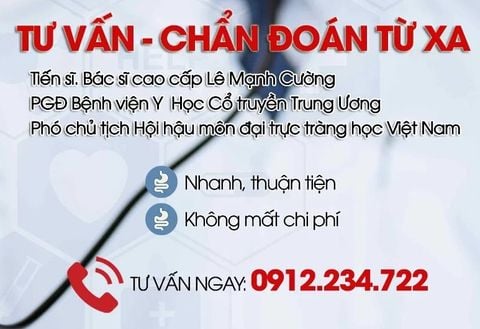 TƯ VẤN CHẨN ĐOÁN BỆNH LÝ HẬU MÔN TRỰC TRÀNG TỪ XA HOÀN TOÀN MIỄN PHÍ