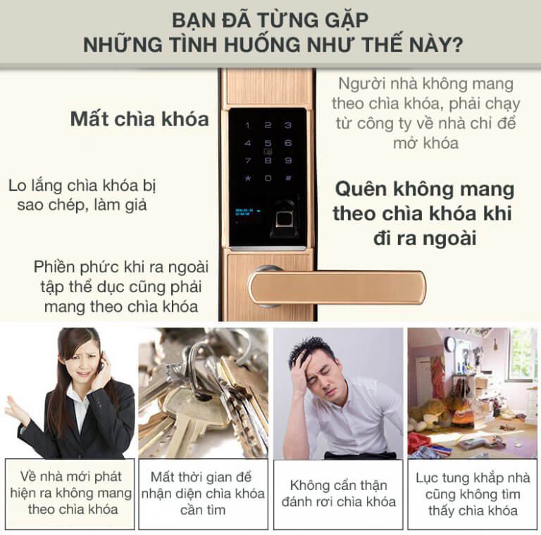 Khóa cửa vân tay Kaadas 6002