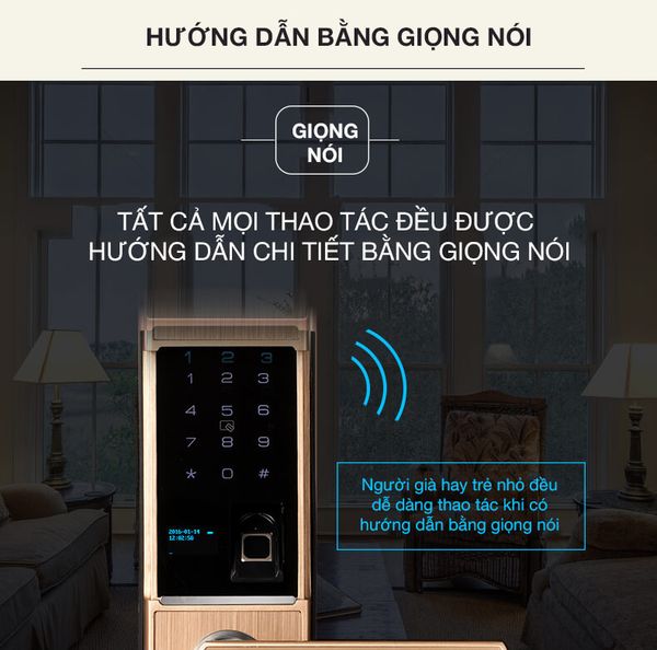 Khóa cửa vân tay Kaadas V5