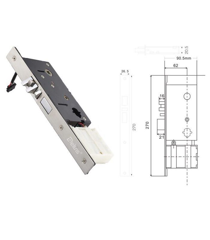 Khóa thẻ từ khách sạn Deluns H9