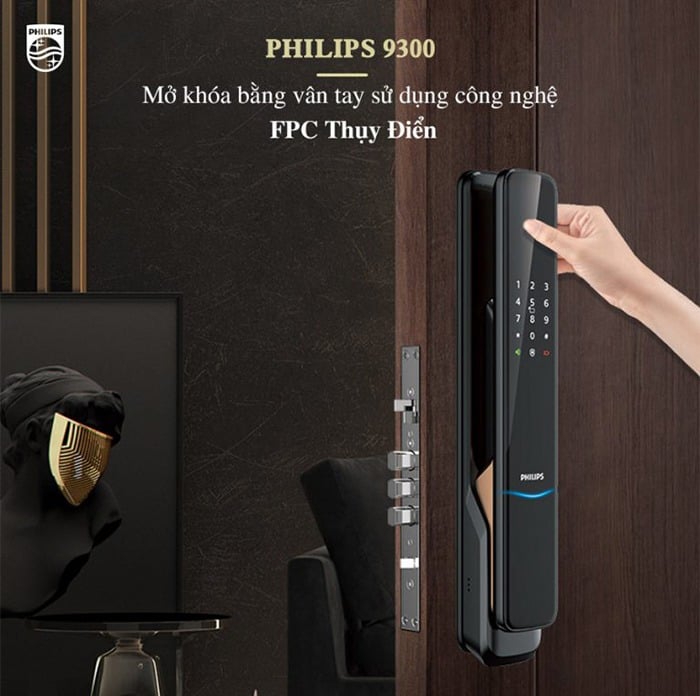 Khóa cửa vân tay Philips 9300 – WikiLock