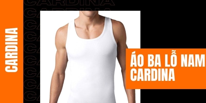 Áo Ba lỗ Nam Cardina - Cotton 100%