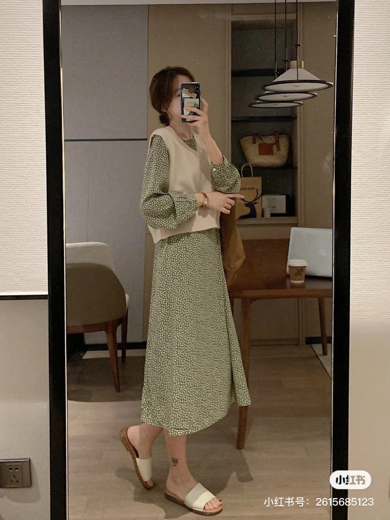 Chợ đêm phụ nữ mùa hè 2021 phiên bản mới của Hàn Quốc của váy áo