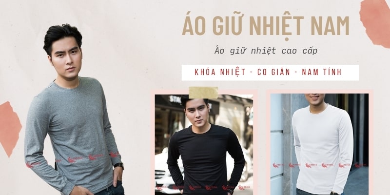 Áo giữ nhiệt nam Cardina - Co giãn - Thoải mái - Ấm áp