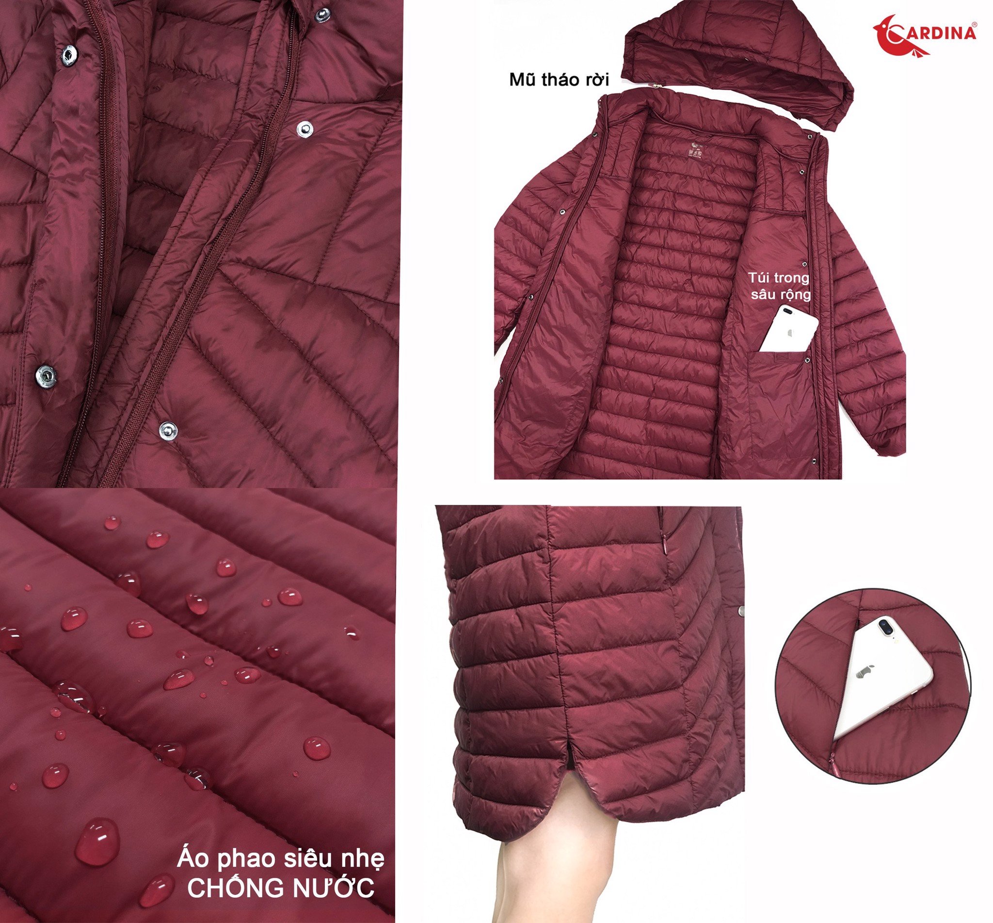 50+ Mẫu áo khoác phao, áo phao nữ - Cản gió - Giữ ấm - Hot 2023 – Cardina