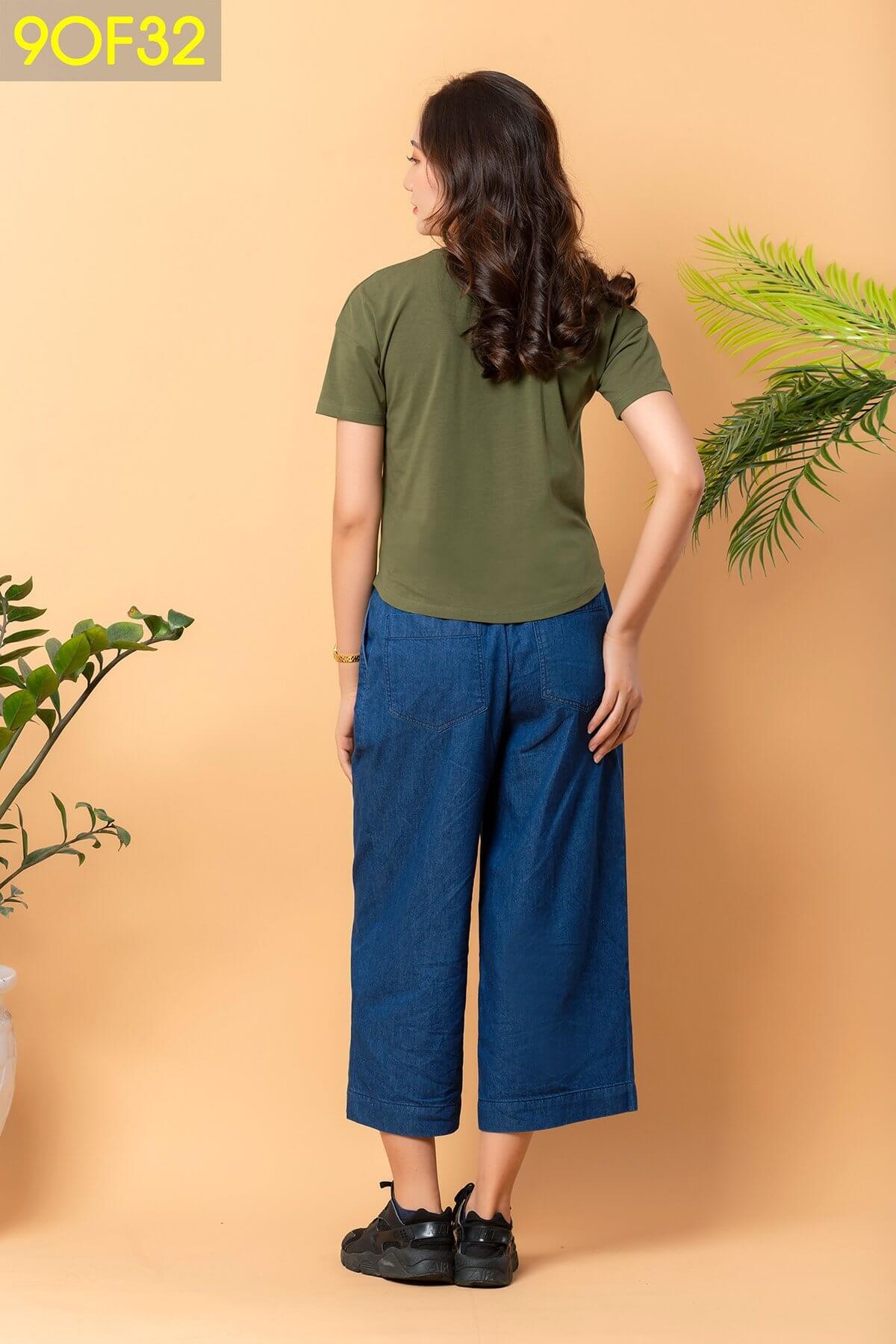 Áo phông nữ Cardina cotton Croptop in hình Chim Lost pet