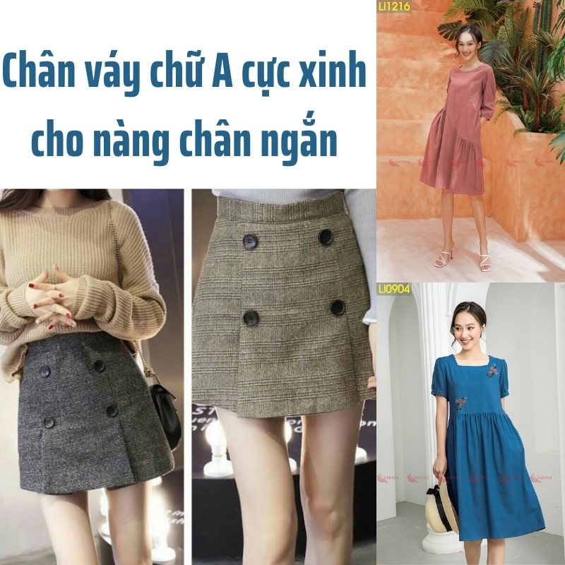 Chân Váy Chữ A xếp ly lệch dáng dài đính cúc chân váy công sở thời trang nữ  | Shopee Việt Nam