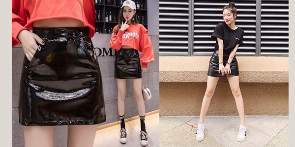 Chân váy da mặc với áo gì 10 Outfits phối đồ nổi bật với chân váy da