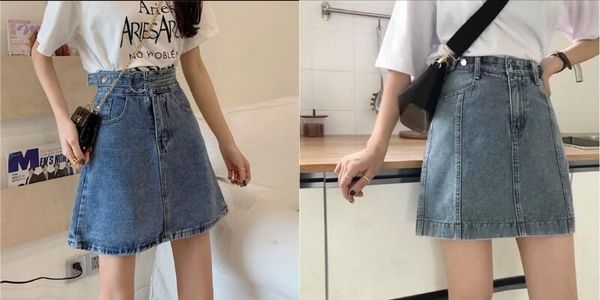 3 mẫu chân váy bò công sở đẹp Hàn Quốc các nàng yêu thích  Thời trang   Việt Giải Trí
