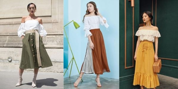 MẶC CHÂN VÁY MIDI ĐẸP NHƯ NÀNG THƠ NHỜ ÁP DỤNG 5 NGUYÊN TẮC TRONG BÀI  MM  Outfit